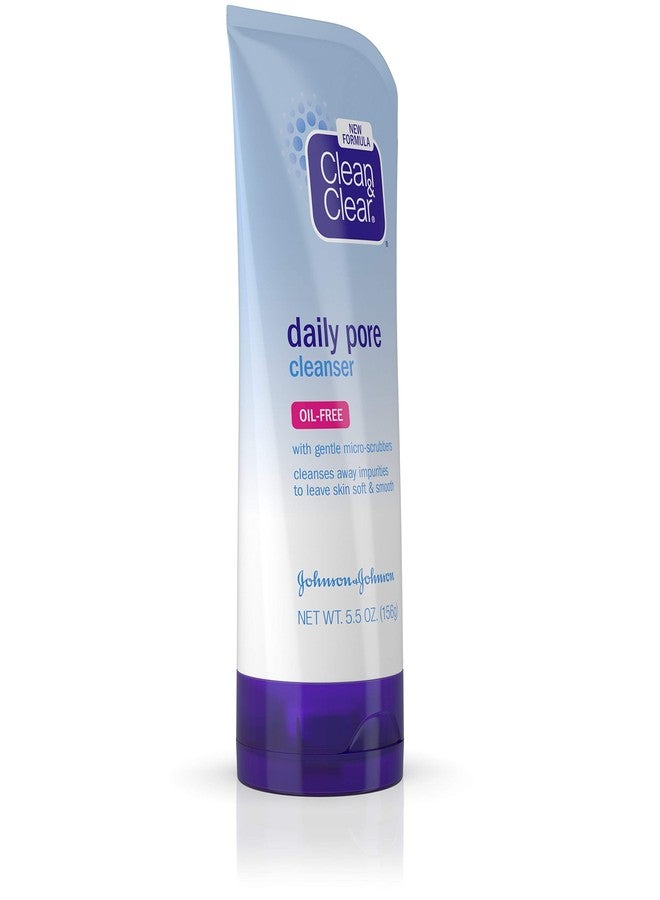 كلين أند كلير غسول الوجه اليومي كلين آند كلير لتنظيف المسام، غسول وجه خالٍ من الزيوت لعلاج حب الشباب، مناسب للبشرة العادية والدهنية والمختلطة، 5.5 أونصة - Image 3